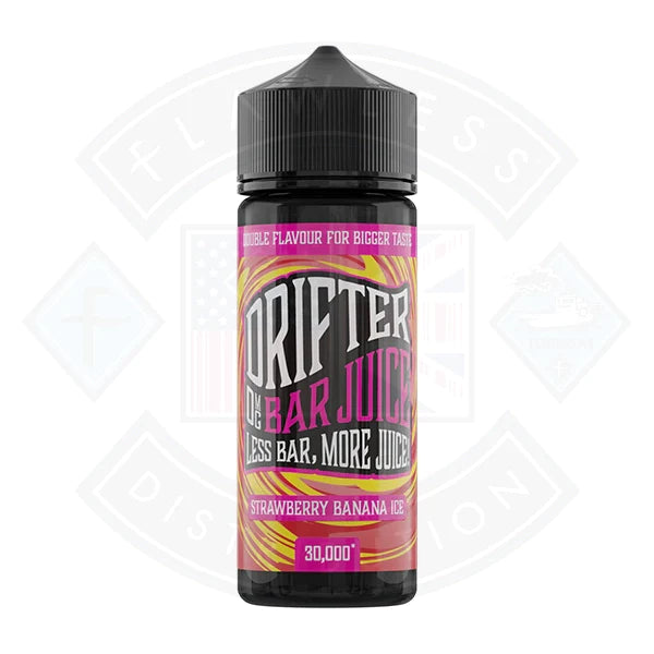 Drifter Bar Juice - Strawberry Banana Ice 0mg 100ml Shortfill