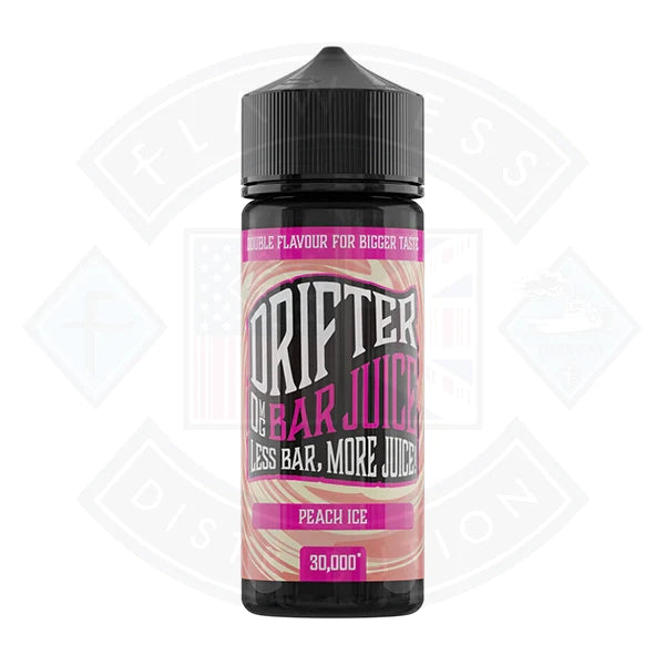 Drifter Bar Juice - Peach Ice 0mg 100ml Shortfill