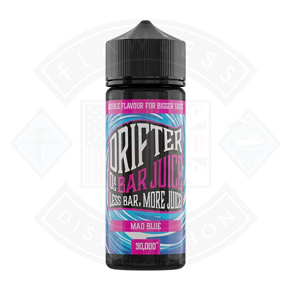 Drifter Bar Juice - Mad Blue 0mg 100ml Shortfill