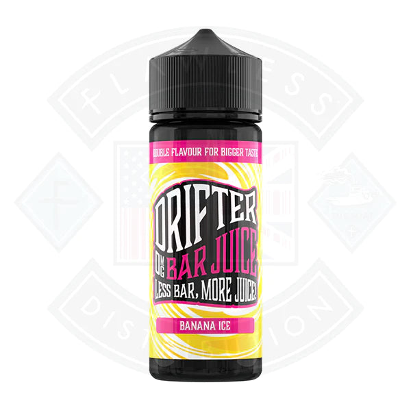 Drifter Bar Juice - Banana Ice 0mg 100ml Shortfill