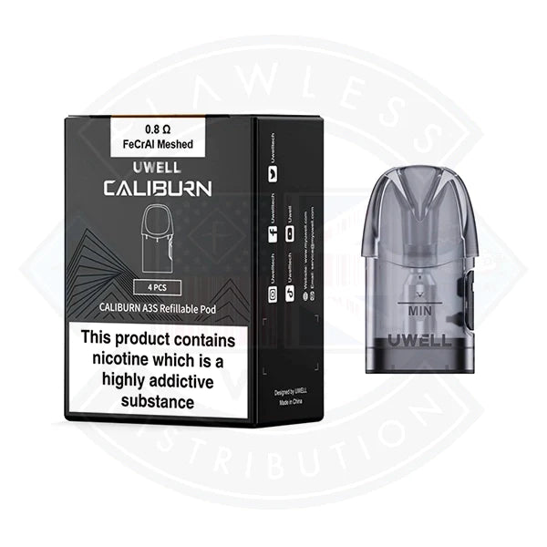 Uwell Caliburn A3S Refillable Pod 4pcs/pack