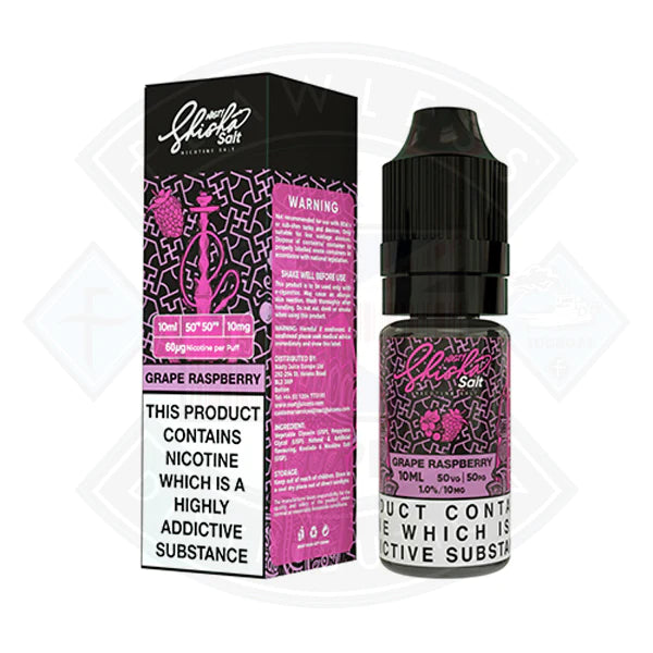 Nasty Juice Nasty Salt Shisha Grape Raspberry 10ml e-liquid